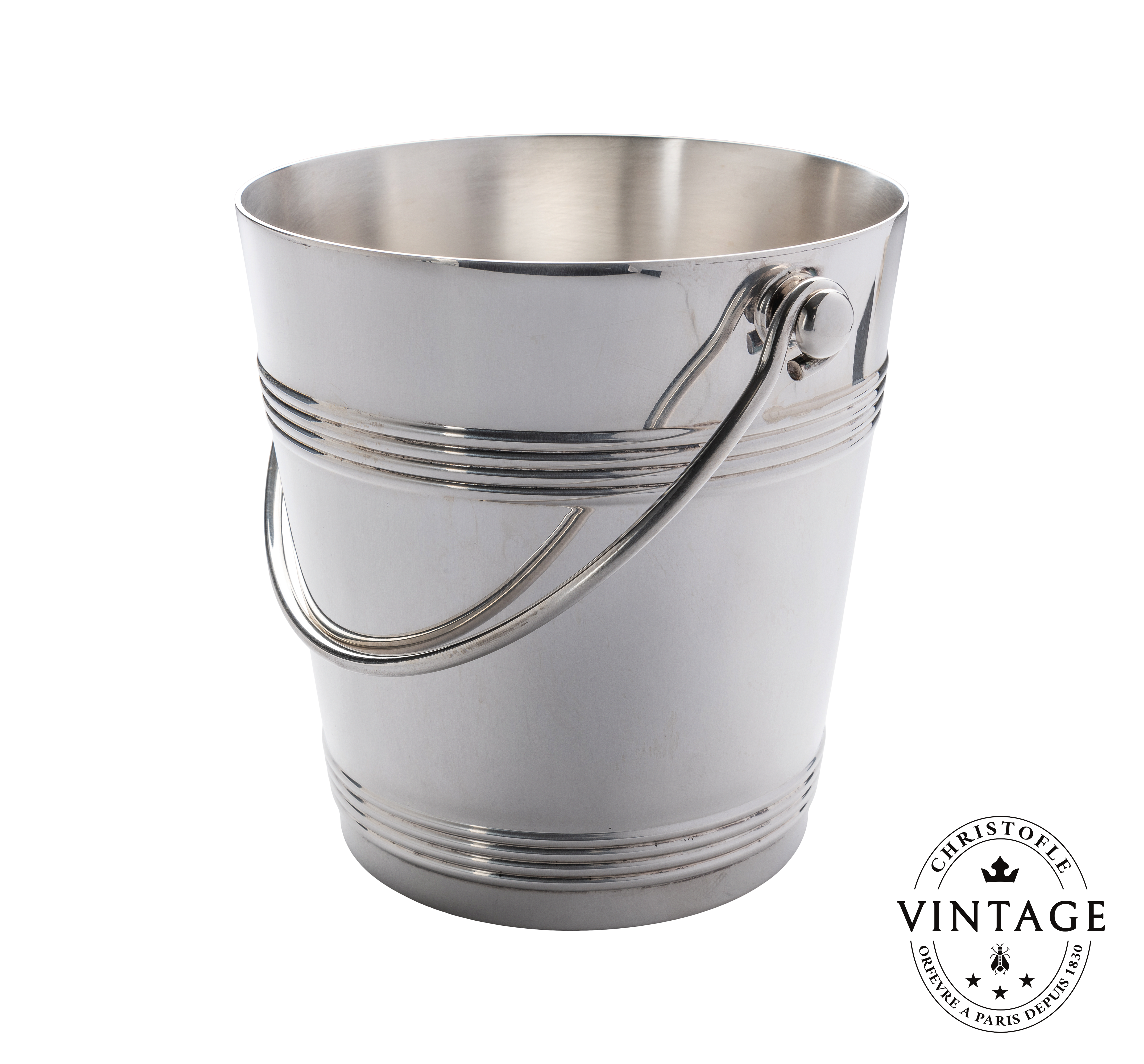 クリストフル ガリア 鍋敷き ① Gallia アンティーク シルバープレート